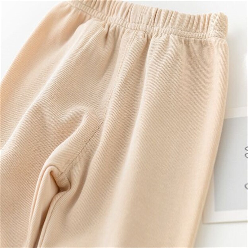 Lawadka – pantalon Long en coton pour bébés garçons et filles, décontracté, de couleur Beige et noir, avec dessin animé, printemps-automne