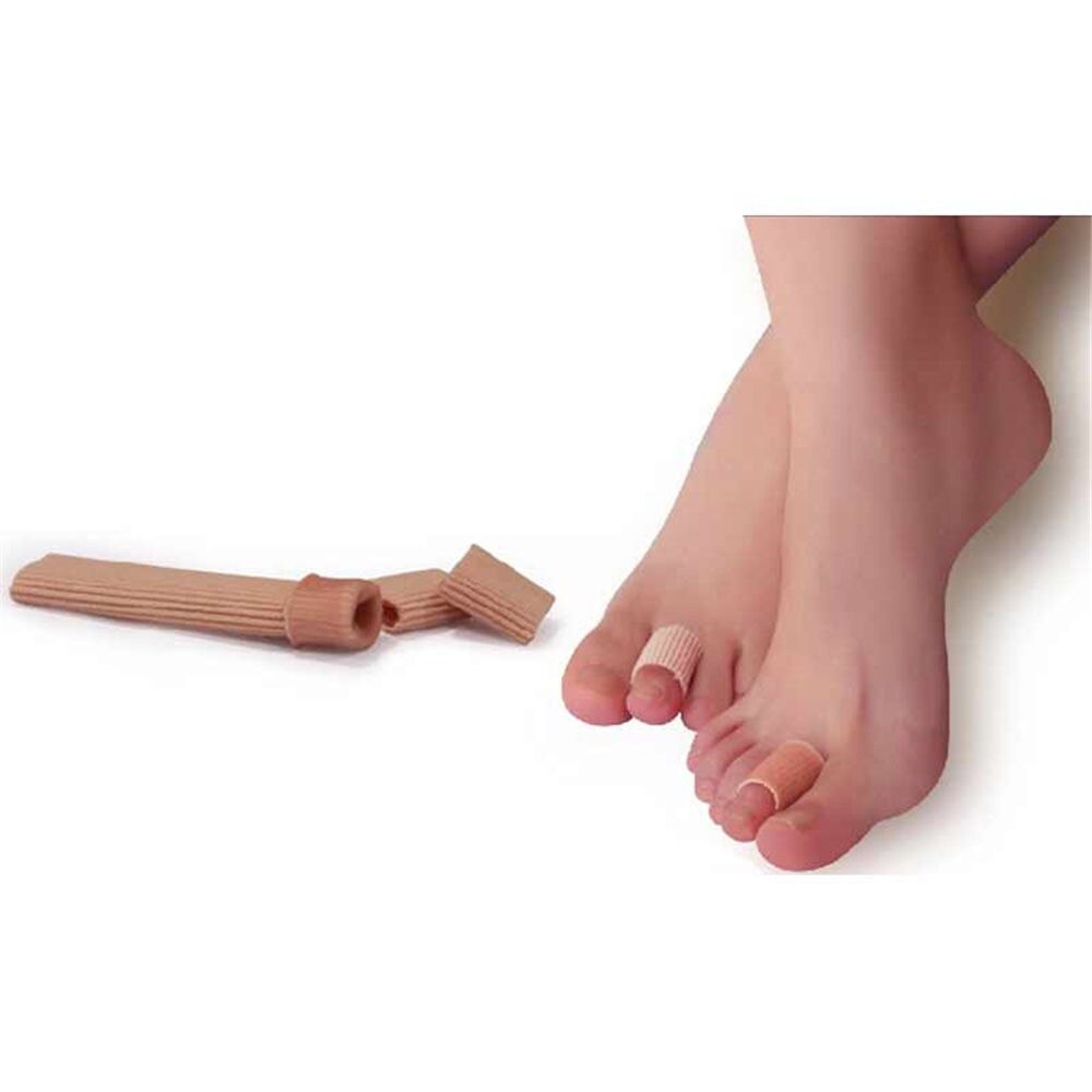 2 unids/set dedo Protector funda de Gel de silicona tapa alivio del dolor evitar ampollas callos herramientas de uñas cuidado de pie del dedo del pie separadores