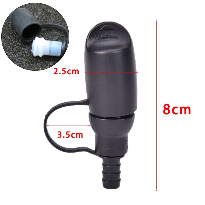 Outdoor Water Bag Silicone Bite-Valve Hydration Pack Nozzle Water Bladder Camping Hiking Accessory water bag bite valve: S