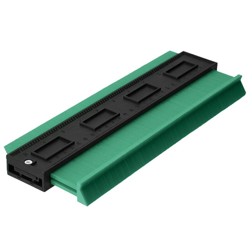 10 Inch Contour Gauge Plastic Profile Gauge Multifunctional Shape Duplicator Edge Shaping Measure Ruler for Precise: Default Title