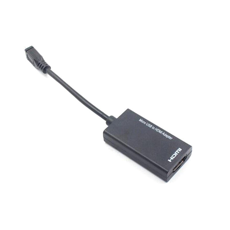 Cable adaptador Micro USB 2,0 a HDMI HDTV TV HD para teléfono móvil Samsung LG S7,