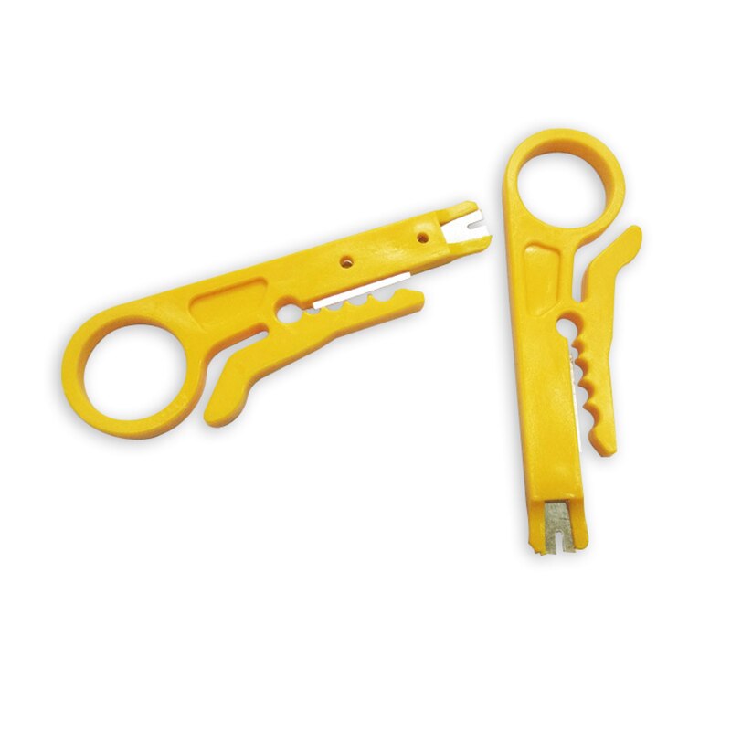 4 in 1 Ethernet Network LAN Kit Cable Connectors Crimper Tool Network Cable Tester Detector Wire Stripper+Connector Plug