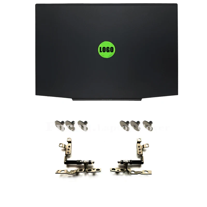 Nouvelle couverture arrière LCD pour HP Pavilion 15-CX TPN-C133 ordinateur portable avant lunette/charnières/repose-l'hypothèse majuscule/boîtier astronomique L20314-001 vert: Gris foncé