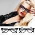 Elbru 2022 Classic Glasses Frame Female Retro Clear Lens Eyeglasses Frame Women Men Oversized Cat Eye Eyeglasses Frames
