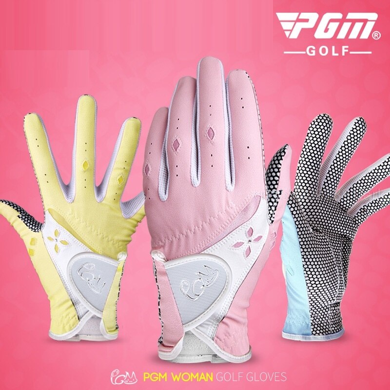 PGM – gants de Golf antidérapants pour femmes, 1 paire, main gauche et main droite, gants de sport de plein air respirants pour dames