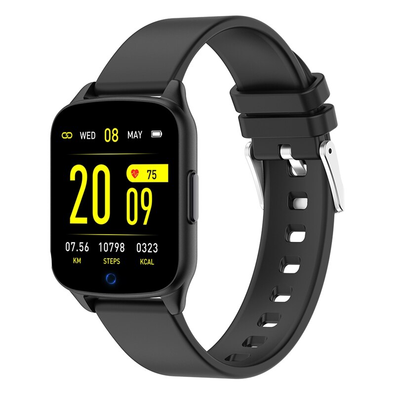 Kw17 slimme horloges voor dames, hartslagmeter voor heren, sporthorloge, berichtherinnering, fitnesstracker voor android en ios