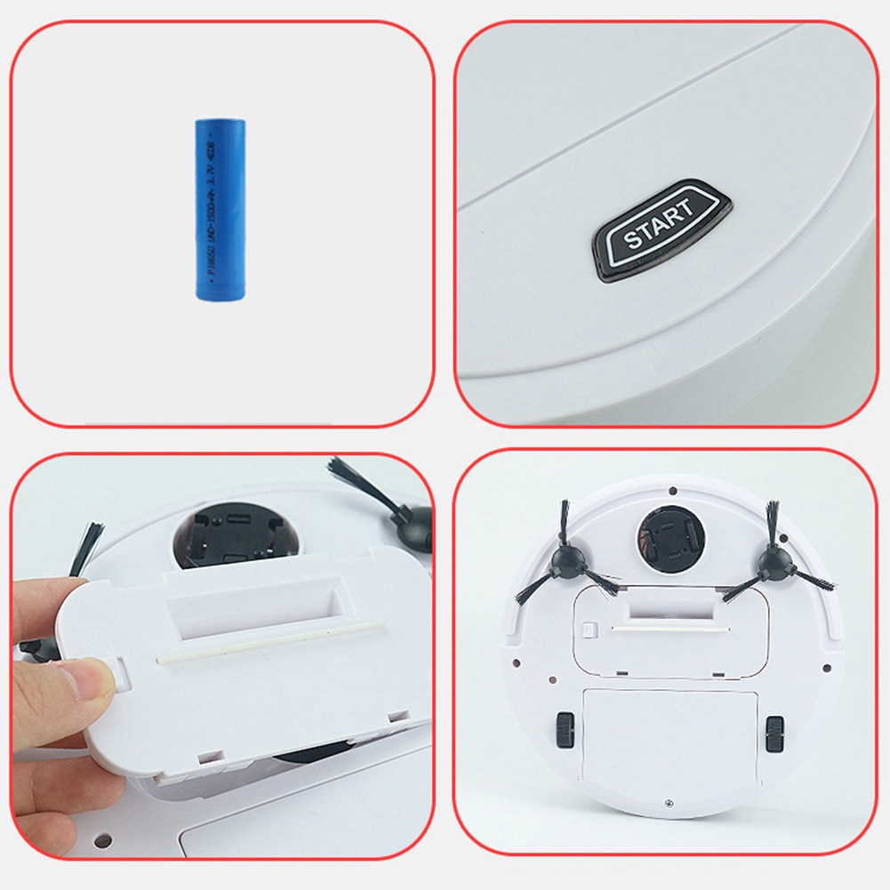 Smart Home Automatic Sweeper Smart Powerful Suction Wet Mopping Vacuum Cleaner Robot