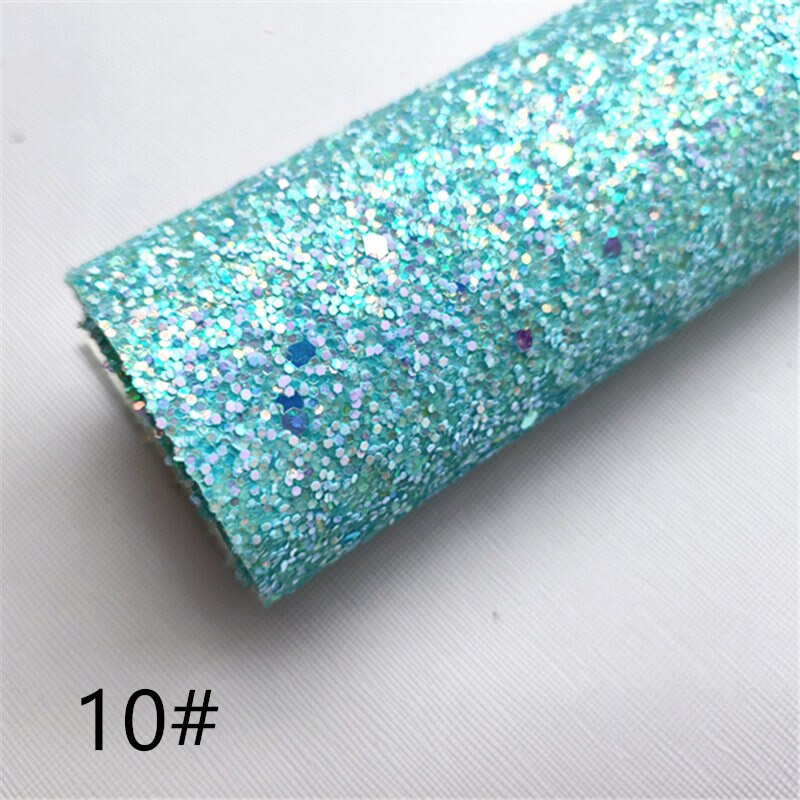 20*33cm A4 sheet shiny solid colors chunky glitter sheet for bow and bag: 19x30cm 10
