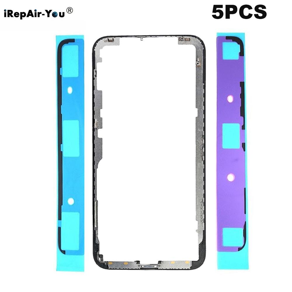5PCS 3 in 1 Outer Glass+Frame+OCA Repair Replacement For iPhone 12 pro max 12mini 11 PRO XS MAX XR X Screen Front Touch Lens