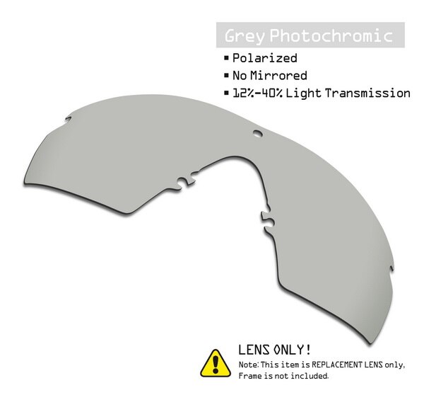 Smartvlt Gepolariseerde Vervanging Lenzen Voor Oakley Si M Frame 2.0 Zonnebril-Meerdere Opties: Grey Photochromic