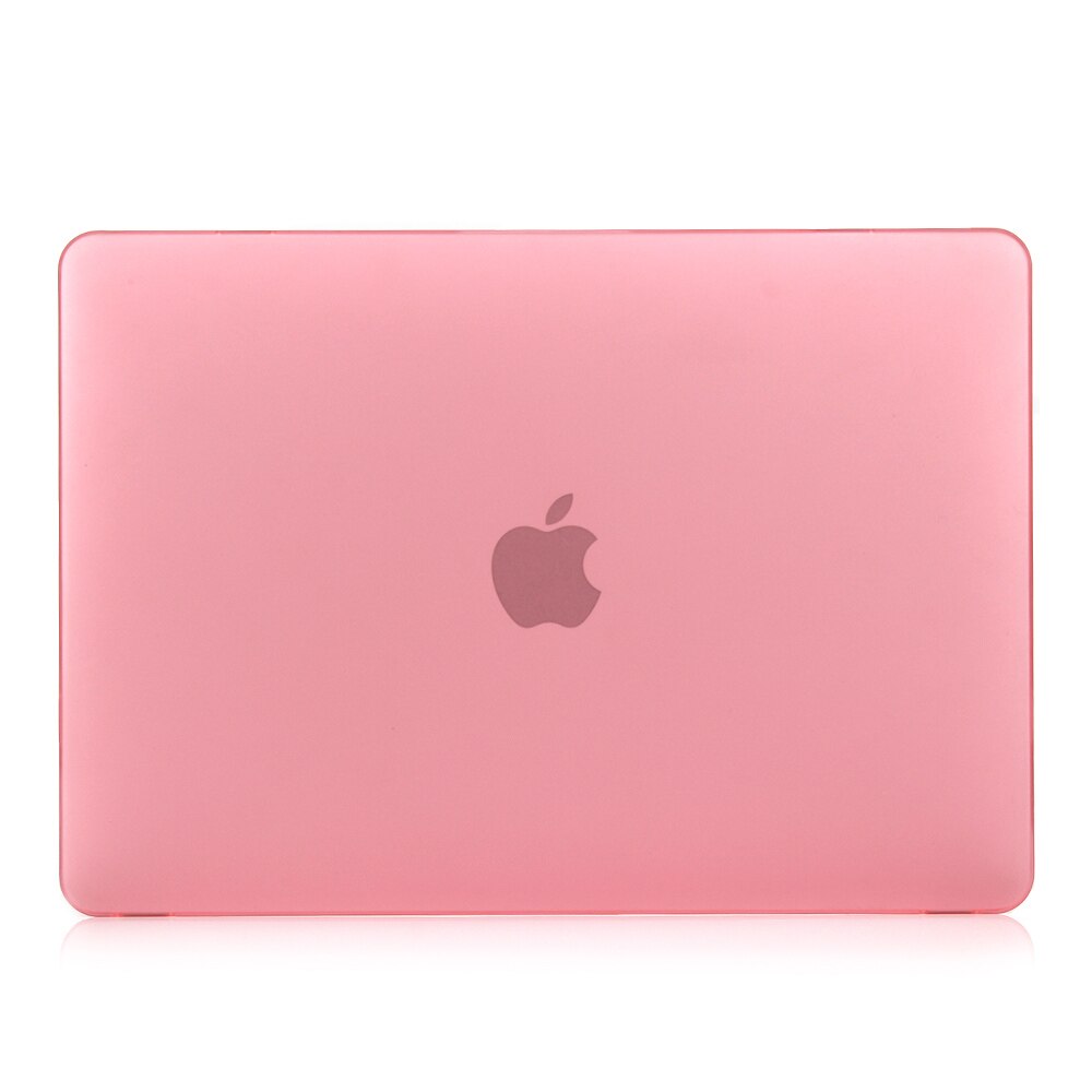 Case for Apple Laptop,Rubberized(Matte) Hard Cover For Mac Book White 13" MC 516 MC207 A1342 Free Keyboard Cover: Pink