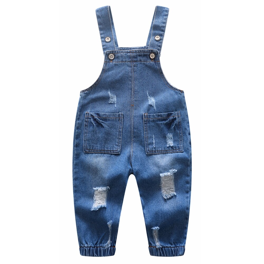 Chumhey – salopette en Denim pour bébés garçons et filles, en coton doux, avec bretelles, pantalon en jean, vêtements pour enfants, 1-4T: Bleu / 18M