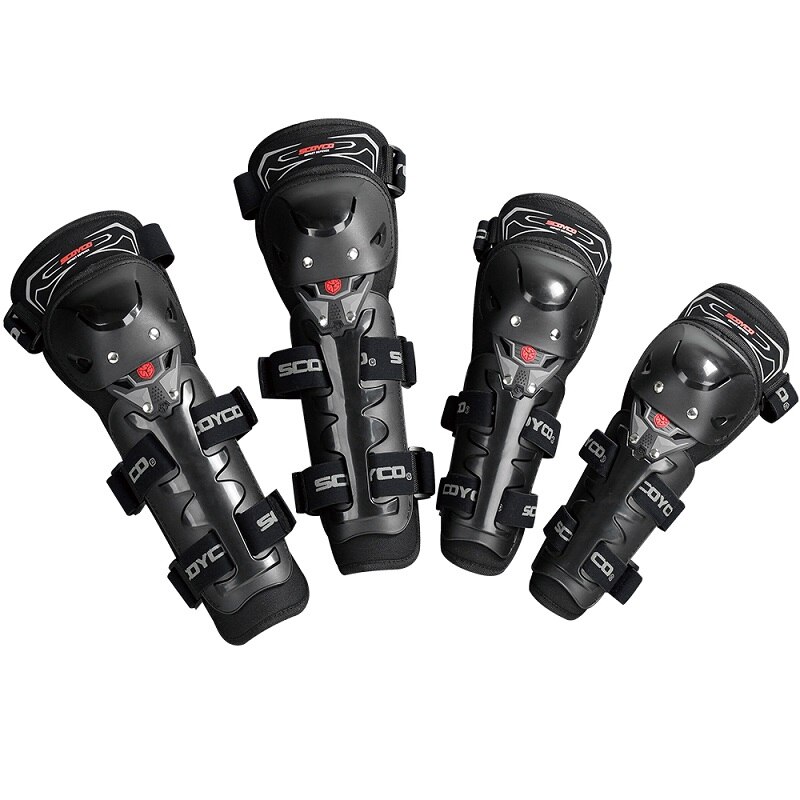 Motorcycle knee pads elbow SCOYCO 4 unit PP ankle guards safety riding racing extreme sports equipment