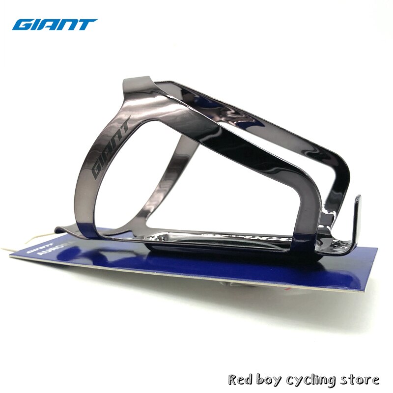Giant Official original Aurora Driving-Water Bottle Holder Water Bottle cage Ultra light aluminum alloy 30g: Titanium black(Liv)