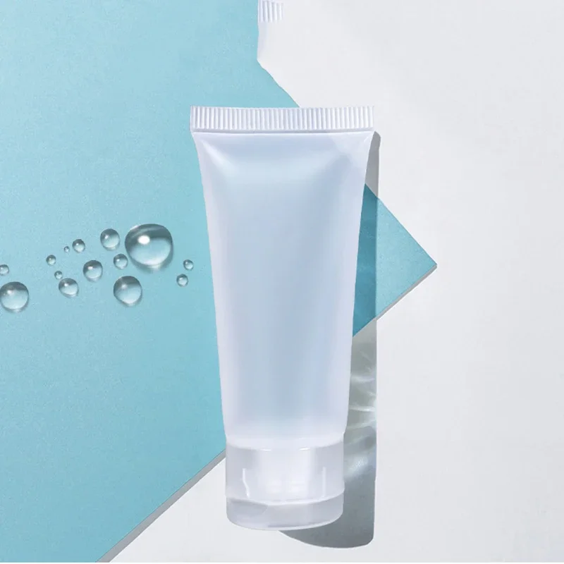 10 sztuk/partia 5ml 10ml 15ml 20ml 30ml 50ml 100ml puste plastikowe tubki robić wyciskania odwróć zakrętka butelka wielokrotnego napełniania pojemniki na balsam