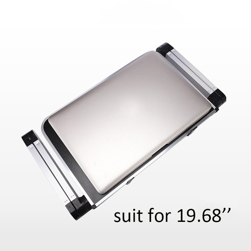 Mesa plegable y portátil de aleación de aluminio, ajustable, plegable, para ordenador portátil, mesa de ordenador portátil, mesa de escritorio plegable