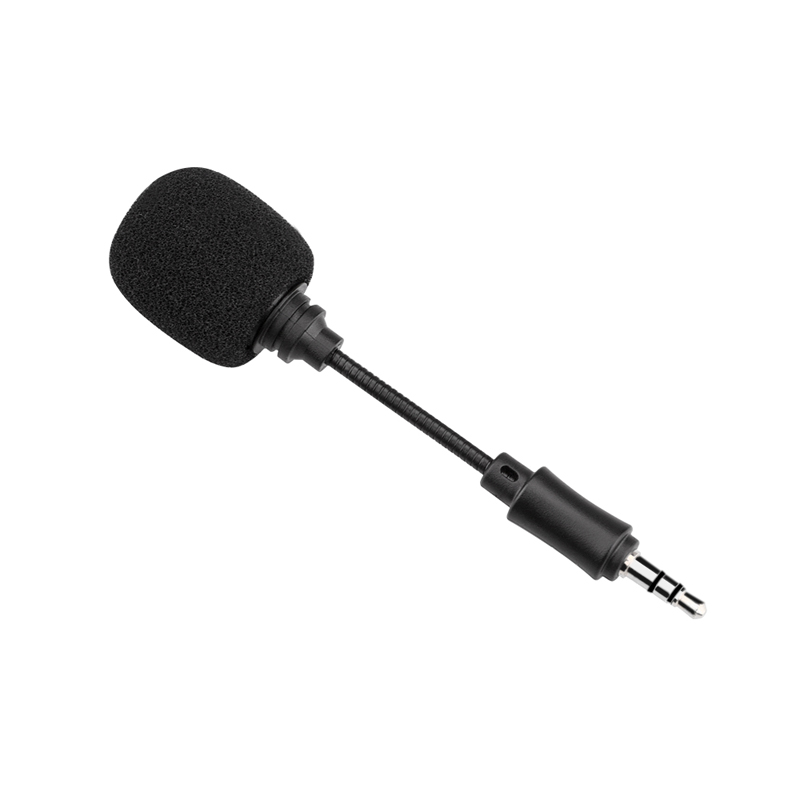 3.5mm Mini Microphone In-Line Three Poles Short Microphone for DJI OSMO Pocket Action Camera