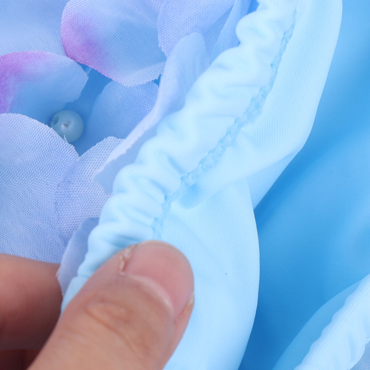 1pc bekväma, slitstarka 3d- blommiga hörselskydd i nylon, simtillbehör för simflickor