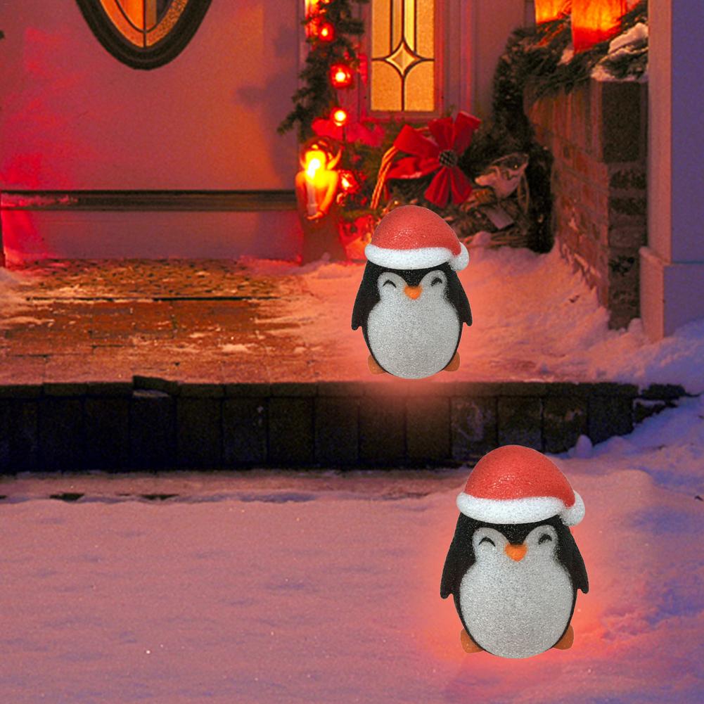 30*10*23Cm Kerst Pinguïn Veranda Licht Cover Gang Muur Lampenkap Kerst Decoraties Veranda Licht Covers voor Ga