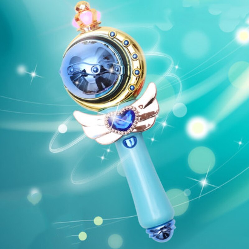 Light Up Musical Plastic Fairy Sticks Colorful Glow Party Weddings Flashings Princess Shining Stick Wand Funny Lasting Toy: 004