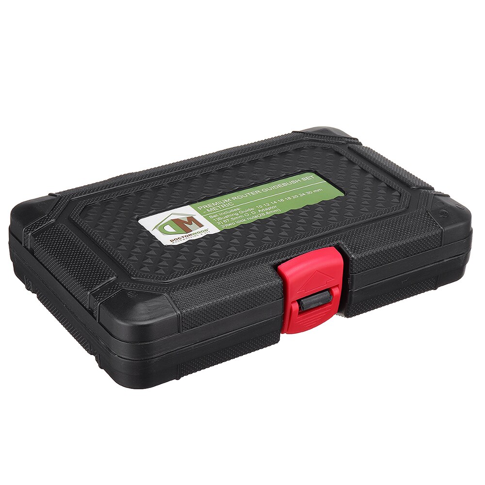 DANIU 11Pcs/set Pure Copper Premium Router Guide Bush Set 10-30mm Router Bushing Guide Router Template for Woodworking Tool