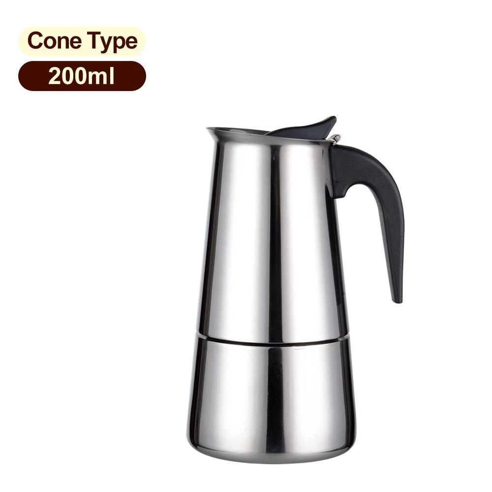 Cafetera de café expreso, cafetera de Moka, cafetera de café expreso, cafetera Latte: Borgoña