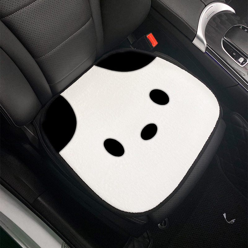 3 Stuks 4 Stuks Auto Kussen Pluche Cartoon Puppy Auto Creatieve Pluche Comfortabele Auto Creatief Kussen: Goud