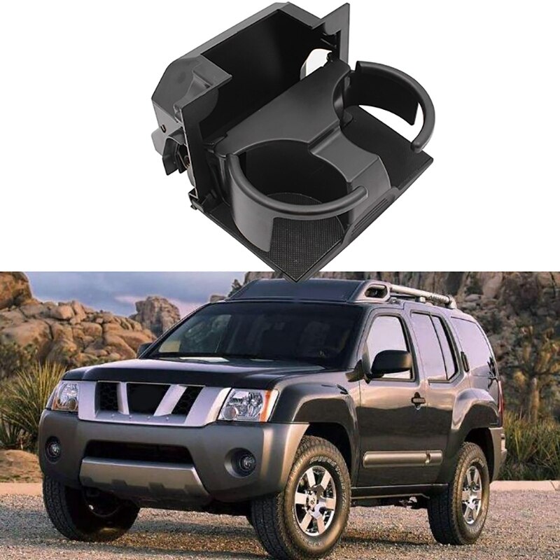 Car Cup Holder Insert Frontier Rear Console for Nissan Pathfinder Xterra 96965-ZS00A 96965-ZP00C