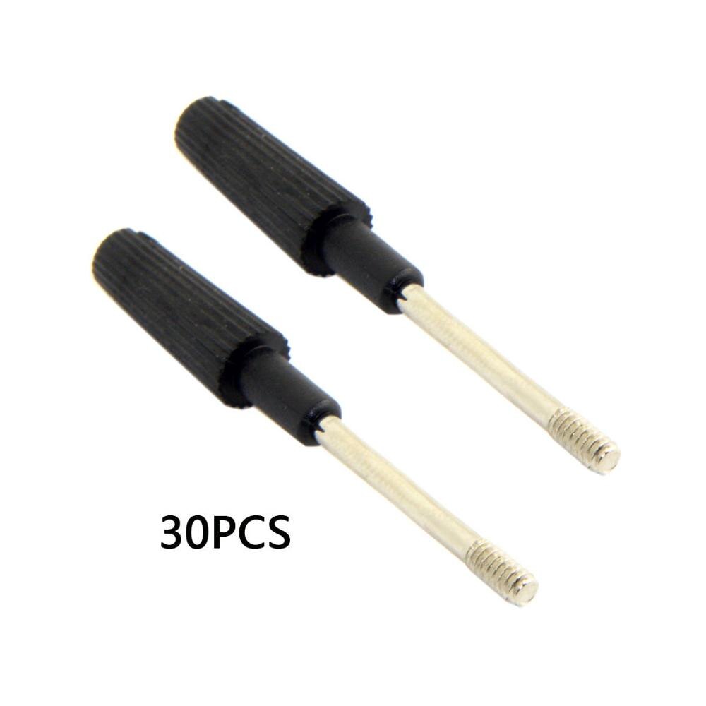 Cablecc 30pcs Thumb Screws #4-40 UNC 47mm Stainless Steel Overmold for Computer Cable