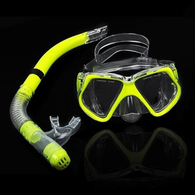 Diving Mask Scuba Mask Swim Masks Diving Mask+Snorkel Set PVC Swimming Set Water Sports