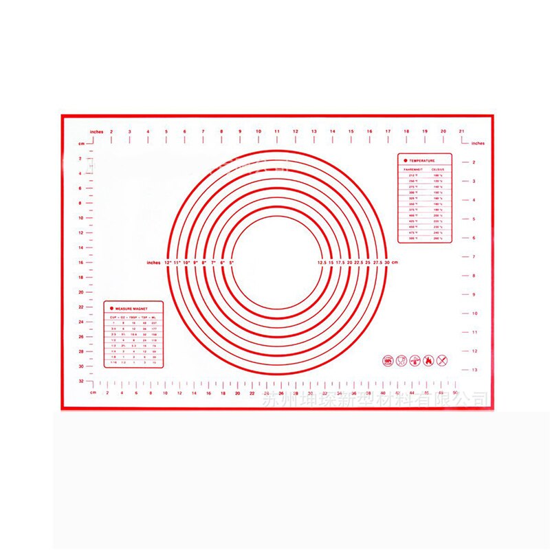 60*40/29*26cm Siliconen Bakken Mat Met Schaal Rolling Deeg Pad Kneden Deeg Mat Non stok Pastry Gezinsblad Oven Food Grade Liner
