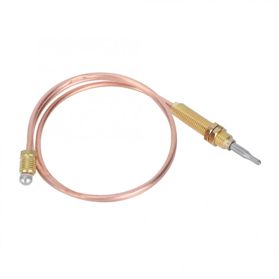 M8 Thread Heating Gas Burner Thermocouple Probe 600mm for Fireplace BBQ Grill Cable Thermocouple Oven Temperature Sensor