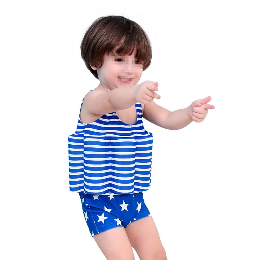 -De una sola pieza traje de baño de los niños ahogando prueba Trade de baño con flotador de bañador Flotador para niños