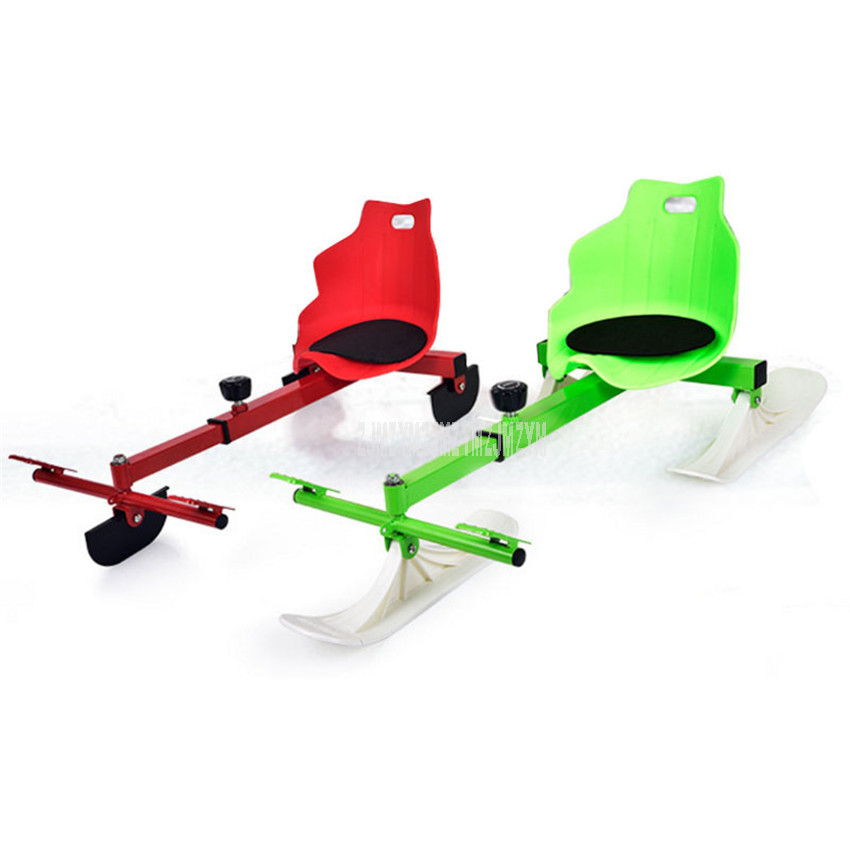 Kinderen Outdoor Sport Seat Skiën Boards Slee Luge Sneeuw Ski Auto Met Rem Voor Kids Ijs Of Sneeuw Skiën Snowboard speelgoed Jsgm-102