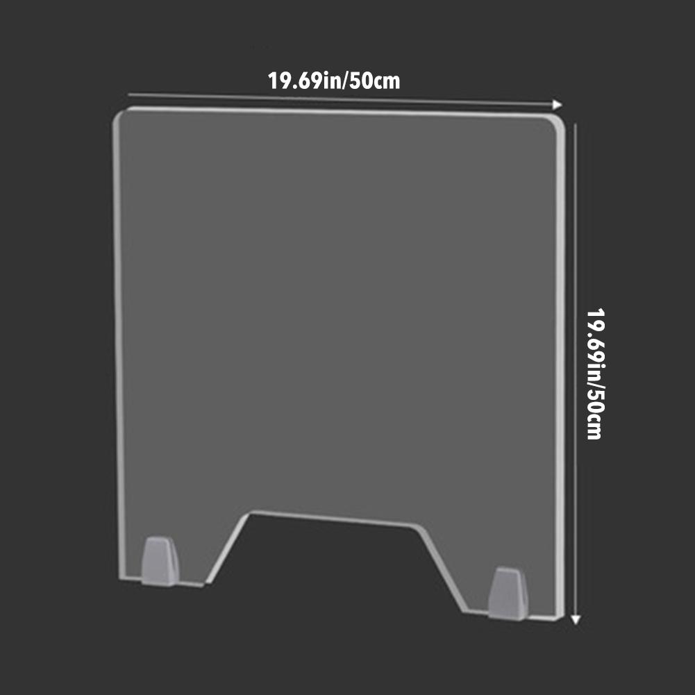 Protector acrílico para la mayoría de las encimeras, Panel de protección para estornudos, liso transparente