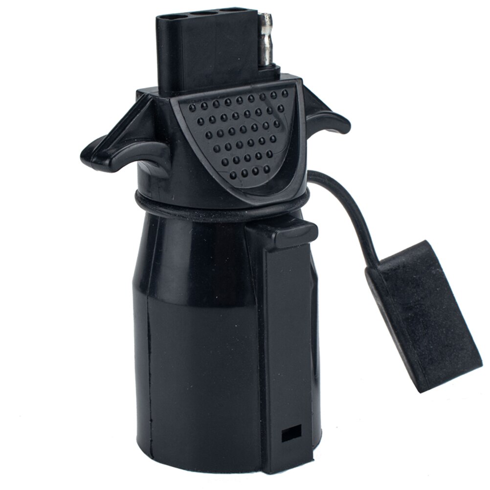 Trailer Plug Sturdy Black 12V 7 Way 7 Pin to 4 Pin Trailer Plug Connector Light Adapter for Trailer Truck Boat RV