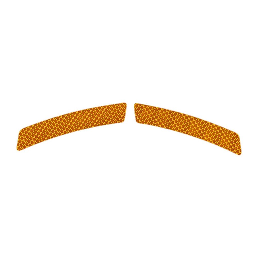 1Pair Car Exterior Accessories Adhesive Reflective Tape reflective strip Emergency sign Reflector Reflective tape Car sticker: Auburn