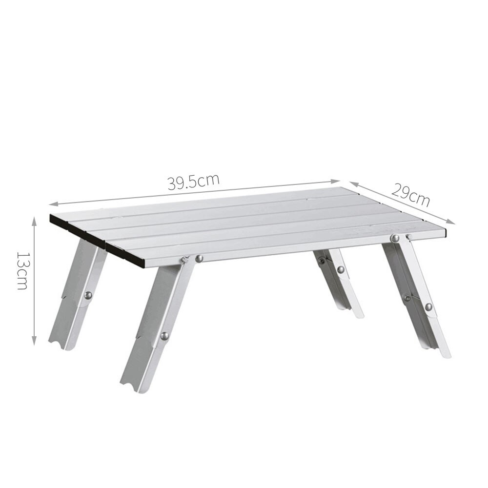 Camping Mini Foldable Table Outdoor Picnic Barbecue Tableware Portable Folding Desk Ultra Light Folding Computer Bed Desk