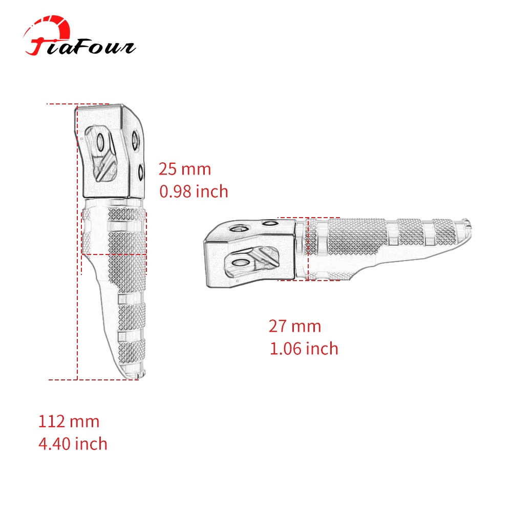 Fit DUKE 125 DUKE 200 DUKE 250 DUKE 300 Rearset Footrests For RC125 200 390 Foot Rest Foot Pegs Pedal Foot Stand
