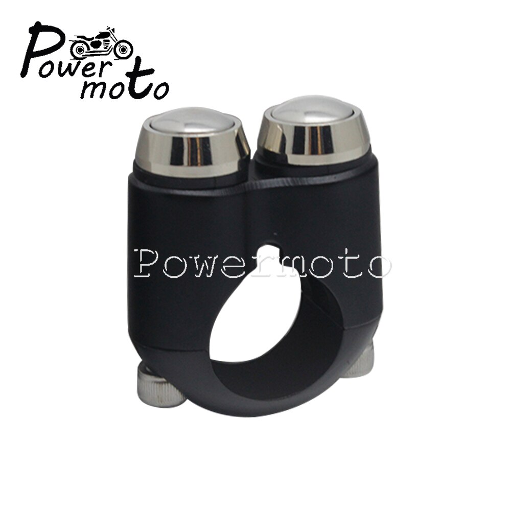 1&quot; 7/8&quot; Motorcycle Handlebar Switch Universal For Motorcycle Bike Cafe Racer Outdoor Sports 22mm/25mm Handlebar Custom Switch: 22mm black chrome