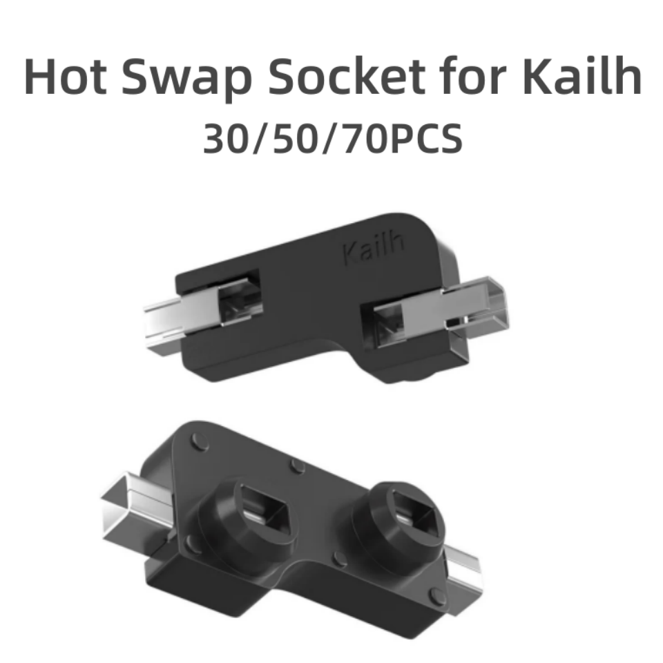 70Pcs Kailh -swappable PCB Socket Plug CPG151101S11 For MX Cherry Switches Outemu Mechanical Keyboard Axis DIY Connector