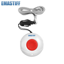 Reloj de pulsera con botón de Panic para sistema de alarma GSM/PSTN, con cordón inalámbrico de 433MHZ, estilo de alarma de emergencia,