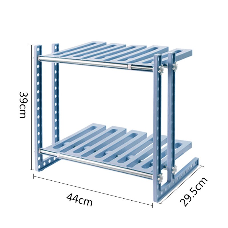 Vanzlife verstelbare plank onder de grond spoelbak ontvang een rek plank in de keuken keukenbenodigdheden en ontvang pot rek plank rek