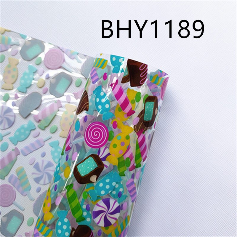 A4 20*33CM candy print cartoon Transparent UV clea... – Grandado