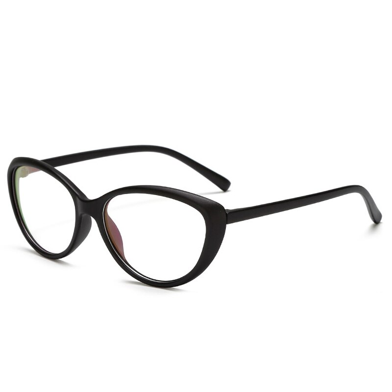 Zilead Spectacle Frame Cat Eye Glasses Frame Clear Lens Women Brand Eyewear Optical Frames Myopia Black Red Eyeglasses Frame: T2