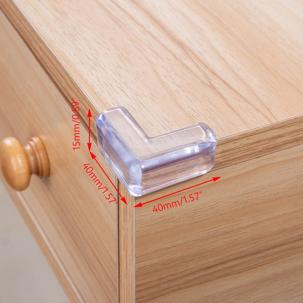 ETUUD 10Pcs Child Baby Safety Silicone Protector Table Corner Edge Protection Cover Children Anticollision Guards For Kid: Love heart