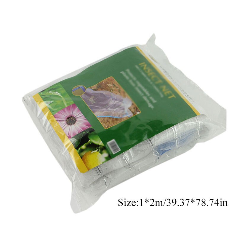Large Garden Crop Plant Protection Net Netting Bird Net Pest Insect Animal Vegetable Care Big Mesh Nets Garden Supplies 1*2m