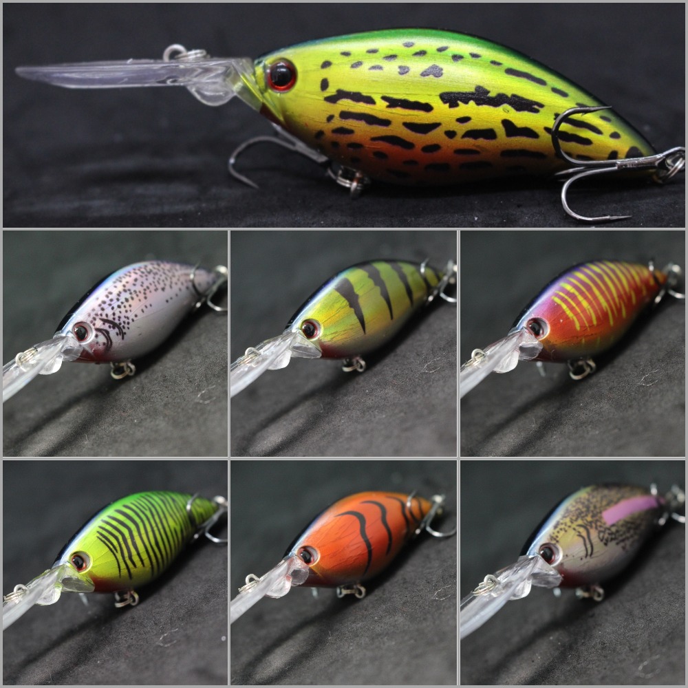 Wlure crankbait vislokmiddel 11cm 18.5g met reflectiefolie wobbler deep diver 4-5 meter strakke/snelle actie  c739
