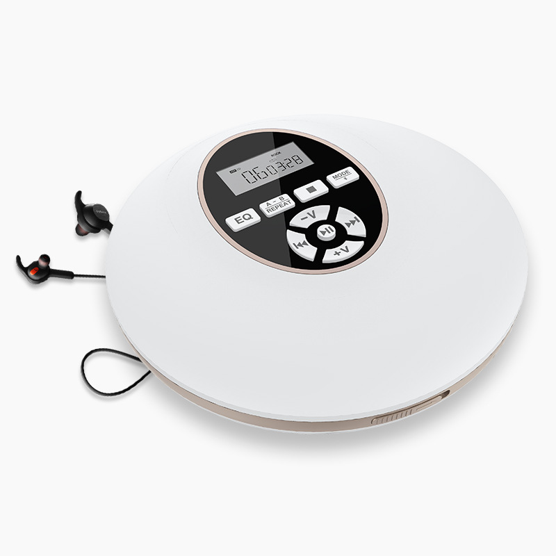Portable CD Player with Bluetooth Walkman Player with LCD Display Audio 3.5mm Jack for