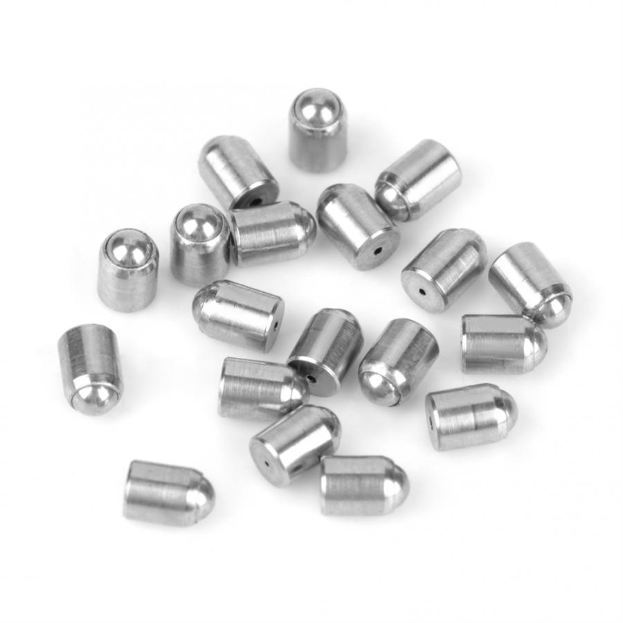 20 stk 304 rustfrit stål præcision positionering perler skrue glat fjeder kugle stempel 2*3mm 3*4mm 4*5mm